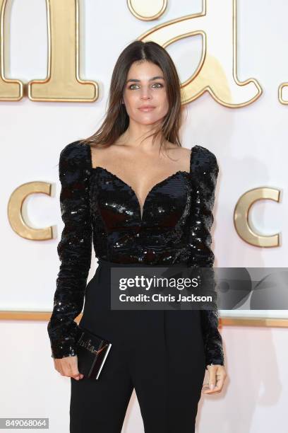 Model Julia Restoin Roitfeld attends the 'Kingsman: The Golden Circle' World Premiere held at Odeon Leicester Square on September 18, 2017 in London,...