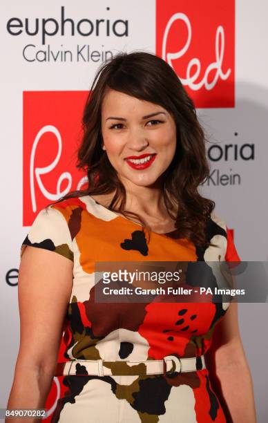 Rachel Khoo arrives for the annual Red's Hot Women Awards 2012 at One Marylbone, London.
