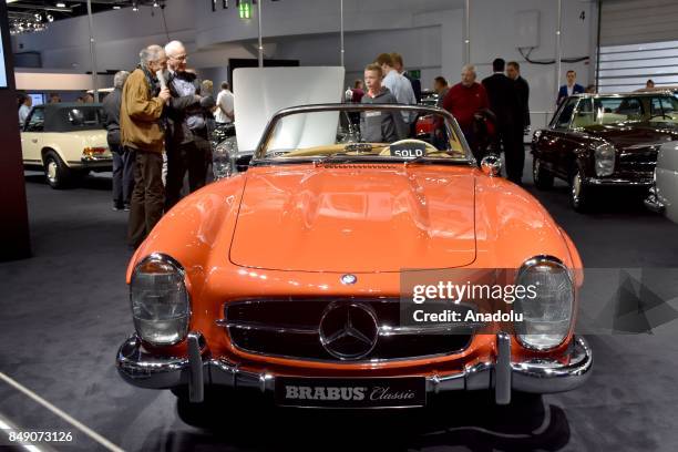 Classic model of Mercedes Brabus is displayed at the 67th International Frankfurt Motor Show in Frankfurt, Germany on September 18, 2017....