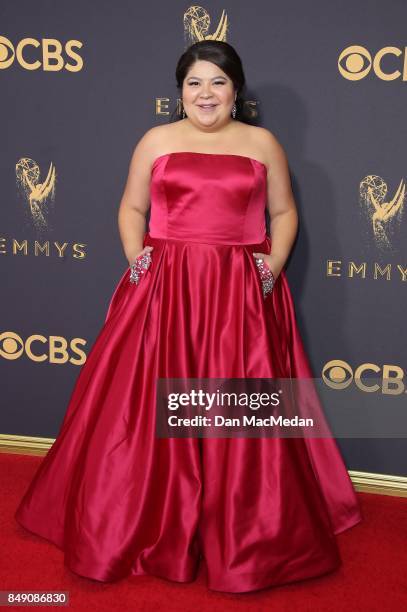 Raini Rodriguez arrives at the 69th Annual Primetime Emmy Awards at Microsoft Theater on September 17, 2017 in Los Angeles, California.
