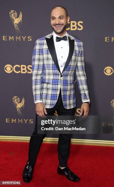 Michael Mando arrives at the 69th Annual Primetime Emmy Awards at Microsoft Theater on September 17, 2017 in Los Angeles, California.