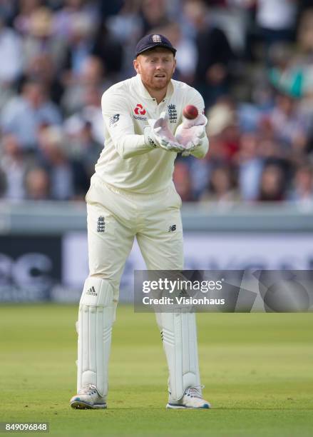 Jonny Bairstow of England during Day One of the 3rd Investec Test Match between England and West Indies at Lord's Cricket Ground on September 7, 2017...