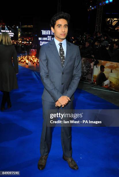 Suraj Sharma arriving for the premiere of Life of Pi at the Empire Leicester Square, London.