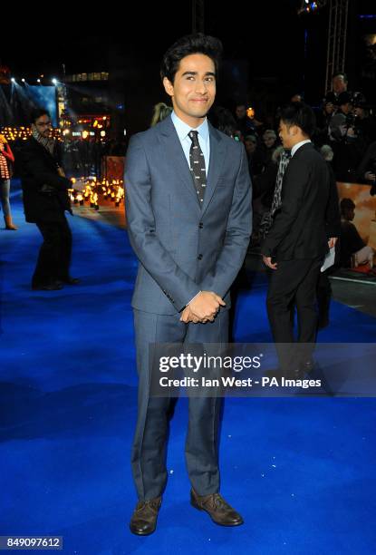 Suraj Sharma arriving for the premiere of Life of Pi at the Empire Leicester Square, London.