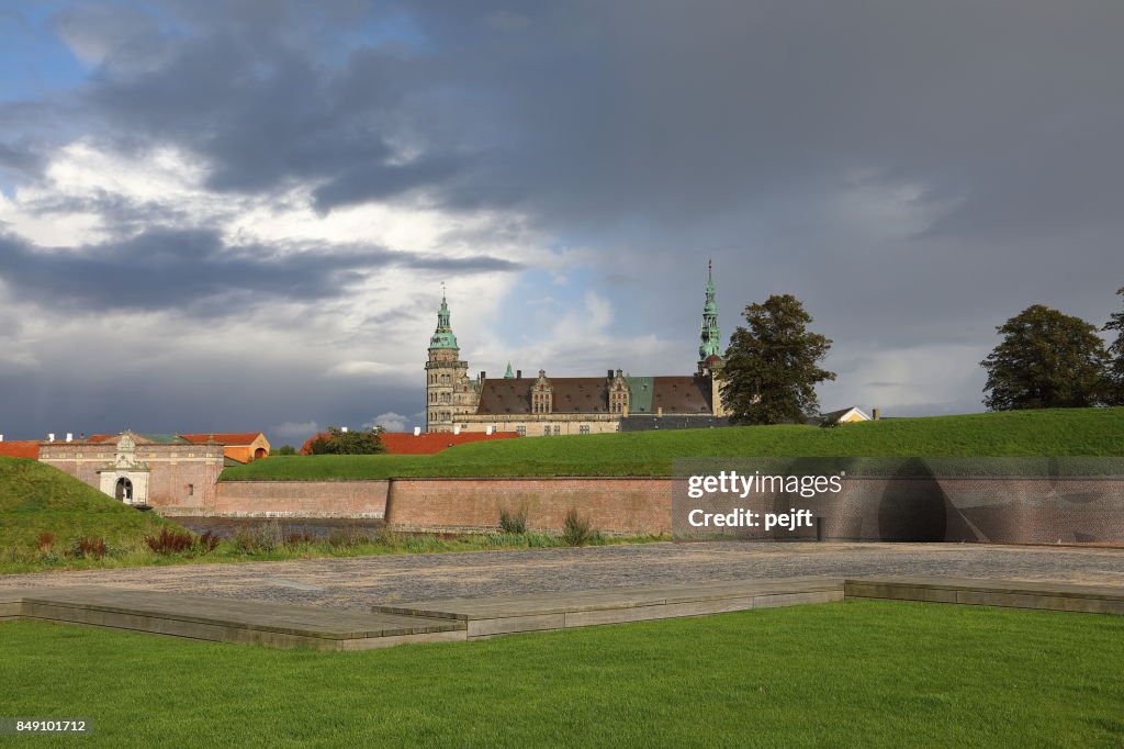 Kronborg Castle - UNESCO Worlds Heritage Site in Elsinore, Denmark