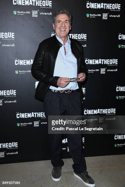 Daniel Auteuil attends the "Happy End" Paris Premiere at la cinematheque on September 18, 2017 in Paris, France.