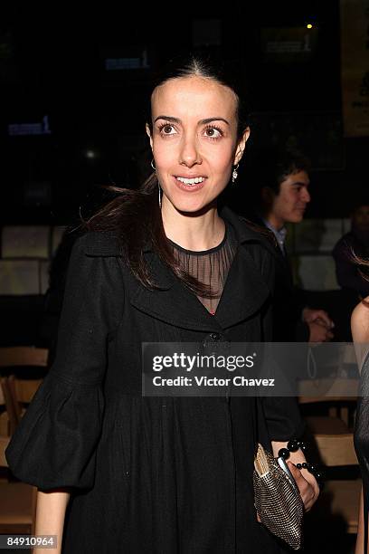 Actress Cecilia Suarez attends the 6° Festival Internacional de Cine Contemporaneo de la Ciudad de Mexico at Cinemex Antara on February 17, 2009 in...