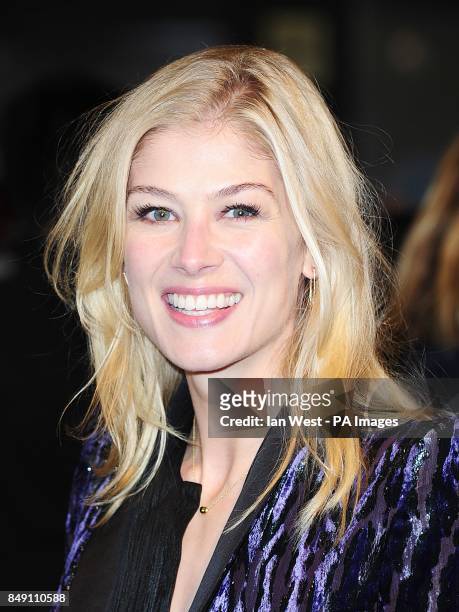 Rosamund Pike arrives at the premiere of Les Miserables at the Empire Leicester Square, London, UK
