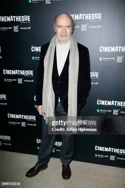 Jean Paul Rappeneau attends "Happy End" Paris Premiere at la cinematheque on September 18, 2017 in Paris, France.
