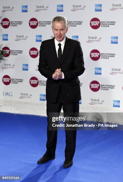 John McEnroe arrives at the Winter Whites Gala held at the Royal Albert Hall, London.