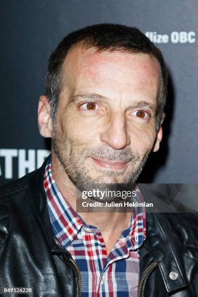 Mathieu Kassovitz attends "Happy End" Paris Premiere at la cinematheque on September 18, 2017 in Paris, France.