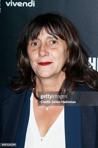 Sylvie Pialat attends "Happy End" Paris Premiere at la cinematheque on September 18, 2017 in Paris, France.