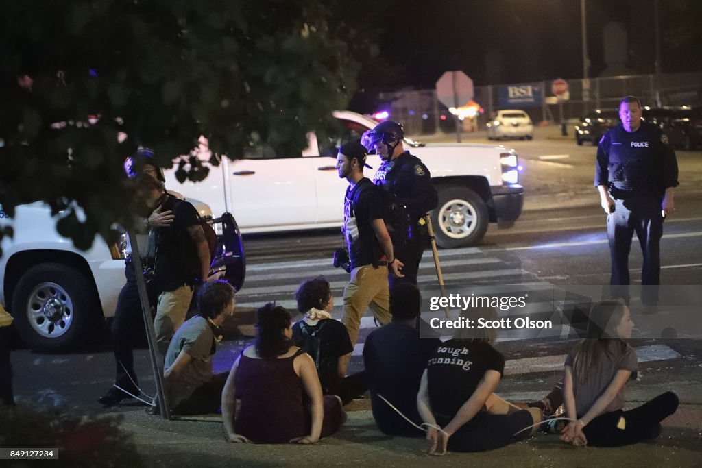 Protests Erupt Over Not Guilty Verdict In Police Officer's Jason Stockley Trial Over Shooting Death Of Anthony Lamar Smith