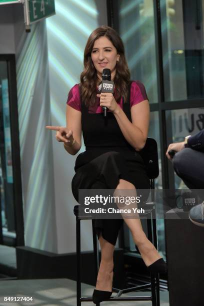 Arcy Carden attends Build series to discuss "The Good Place" at Build Studio on September 18, 2017 in New York City.