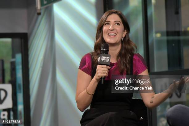 Arcy Carden attends Build series to discuss "The Good Place" at Build Studio on September 18, 2017 in New York City.