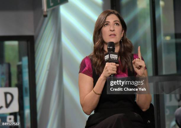 Arcy Carden attends Build series to discuss "The Good Place" at Build Studio on September 18, 2017 in New York City.