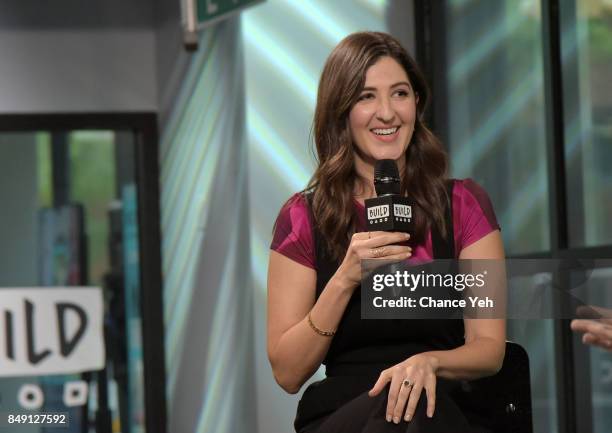 Arcy Carden attends Build series to discuss "The Good Place" at Build Studio on September 18, 2017 in New York City.