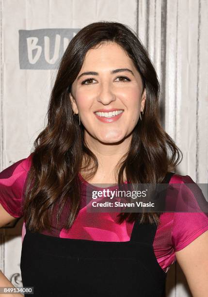 Actress D'Arcy Carden discusses the NBC comedy "The Good Place" at Build Studio on September 18, 2017 in New York City.