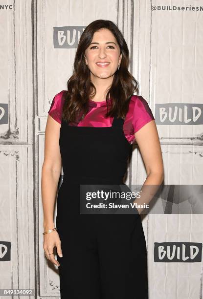 Actress D'Arcy Carden discusses the NBC comedy "The Good Place" at Build Studio on September 18, 2017 in New York City.