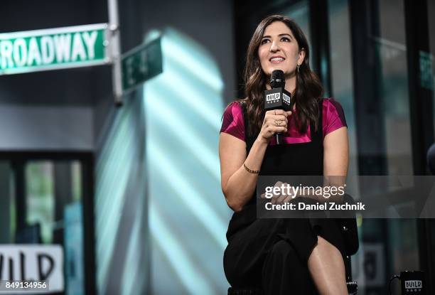 Arcy Carden attends the Build Series to discuss the show 'The Good Place' at Build Studio on September 18, 2017 in New York City.