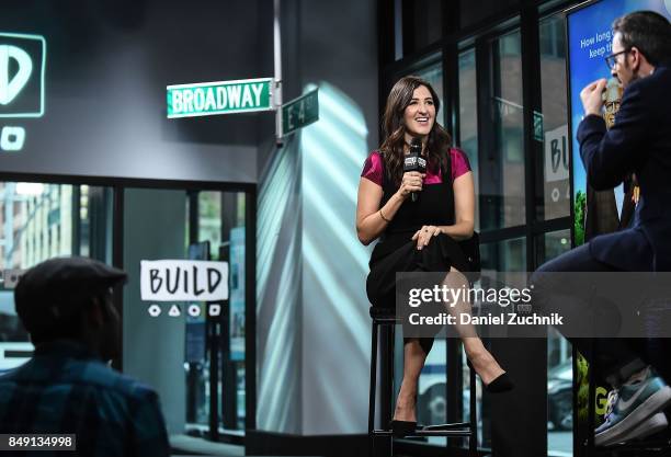 Arcy Carden attends the Build Series to discuss the show 'The Good Place' at Build Studio on September 18, 2017 in New York City.