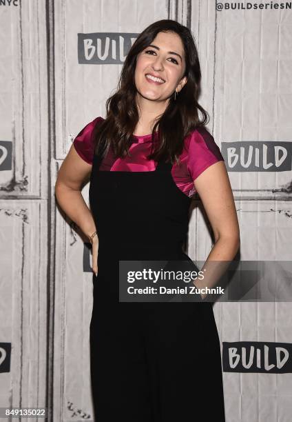 Arcy Carden attends the Build Series to discuss the show 'The Good Place' at Build Studio on September 18, 2017 in New York City.