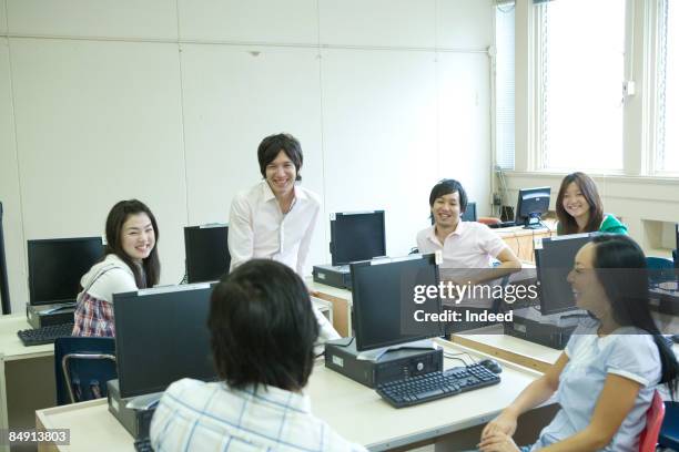 Computer Lab Siting Student 399 Computer Lab Chairs Stock Photos, High-Res Pictures, and Images ...