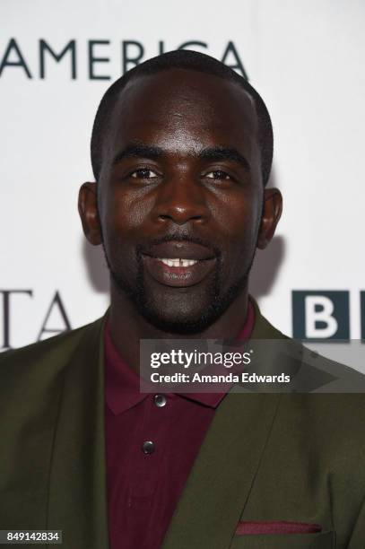 Actor Jimmy Akingbola arrives at the BBC America BAFTA Los Angeles TV Tea Party 2017 at The Beverly Hilton Hotel on September 16, 2017 in Beverly...