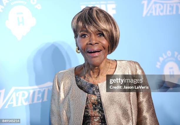 Actress Cicely Tyson attends Variety and Women In Film's 2017 pre-Emmy celebration at Gracias Madre on September 15, 2017 in West Hollywood,...