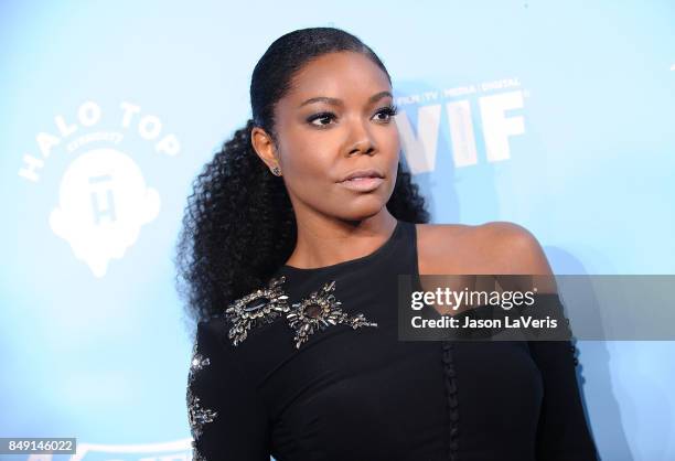 Actress Gabrielle Union attends Variety and Women In Film's 2017 pre-Emmy celebration at Gracias Madre on September 15, 2017 in West Hollywood,...