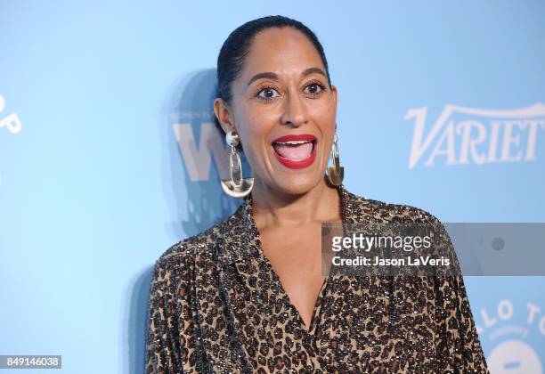 Actress Tracee Ellis Ross attends Variety and Women In Film's 2017 pre-Emmy celebration at Gracias Madre on September 15, 2017 in West Hollywood,...