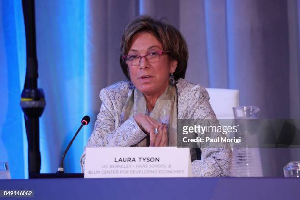 Laura Tyson, Distinguished Professor of the Graduate School/Chair, Board of Trustees, UC Berkeley-Haas School & Blum Center for Developing Economics,...