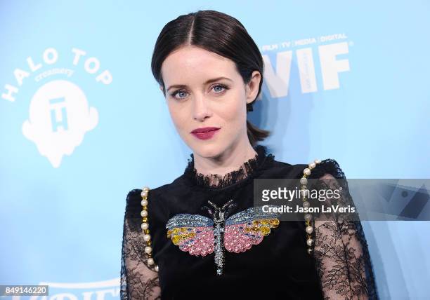 Actress Claire Foy attends Variety and Women In Film's 2017 pre-Emmy celebration at Gracias Madre on September 15, 2017 in West Hollywood, California.