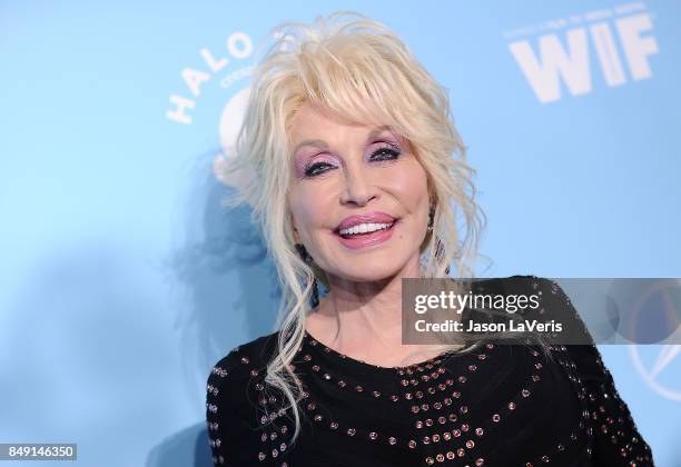 Dolly Parton attends Variety and Women In Film's 2017 pre-Emmy celebration at Gracias Madre on September 15, 2017 in West Hollywood, California.