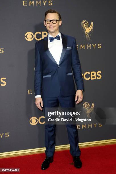 Actor Jimmi Simpson attends the 69th Annual Primetime Emmy Awards - Arrivals at Microsoft Theater on September 17, 2017 in Los Angeles, California.