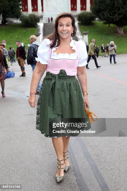 Karin Holler during the Sixt Wiesn during the Oktoberfest at Theresienwiese on September 18, 2017 in Munich, Germany.