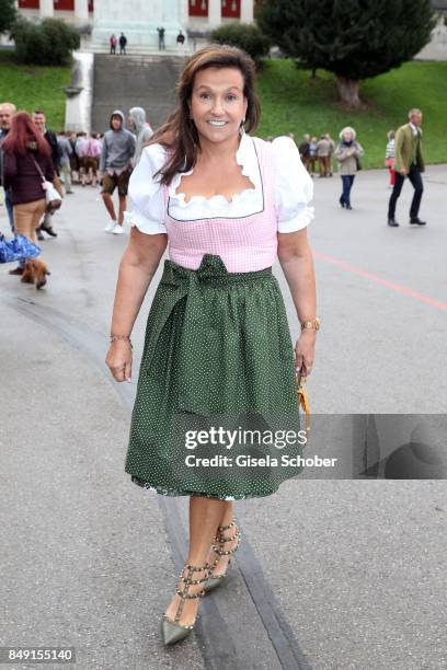 Karin Holler during the Sixt Wiesn during the Oktoberfest at Theresienwiese on September 18, 2017 in Munich, Germany.