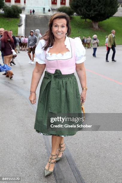 Karin Holler during the Sixt Wiesn during the Oktoberfest at Theresienwiese on September 18, 2017 in Munich, Germany.