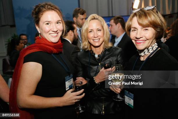 Guests attend the cocktail reception at The 2017 Concordia Annual Summit at Grand Hyatt New York on September 18, 2017 in New York City.