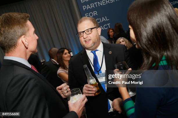 Nicholas Logothetis, Co-founder and Chairman of the Board, attends the cocktail reception during The 2017 Concordia Annual Summit at Grand Hyatt New...