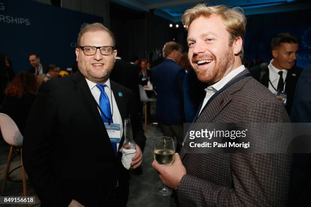 Nicholas Logothetis, Co-founder and Chairman of the Board, attends the cocktail reception during The 2017 Concordia Annual Summit at Grand Hyatt New...