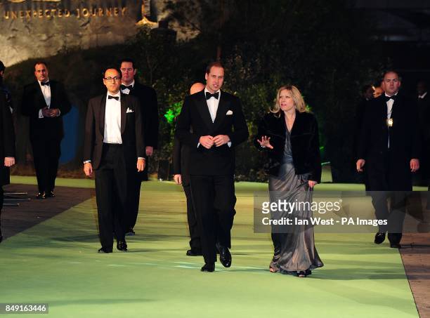 Prince William The Duke Of Cambridge arriving for the UK Premiere of The Hobbit: An Unexpected Journey at the Odeon Leicester Square, London.