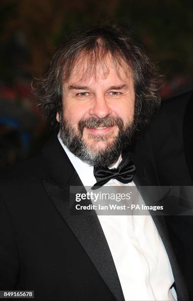 Peter Jackson arriving for the UK Premiere of The Hobbit: An Unexpected Journey at the Odeon Leicester Square, London.