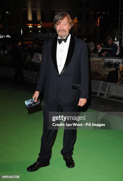 Stephen Fry arriving for the UK Premiere of The Hobbit: An Unexpected Journey at the Odeon Leicester Square, London.