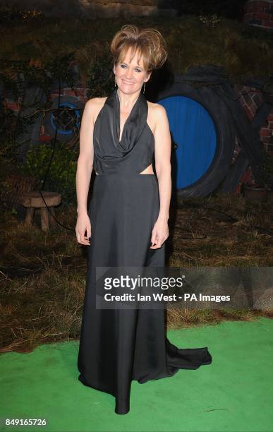 Lorraine Ashbourne arriving for the UK Premiere of The Hobbit: An Unexpected Journey at the Odeon Leicester Square, London.
