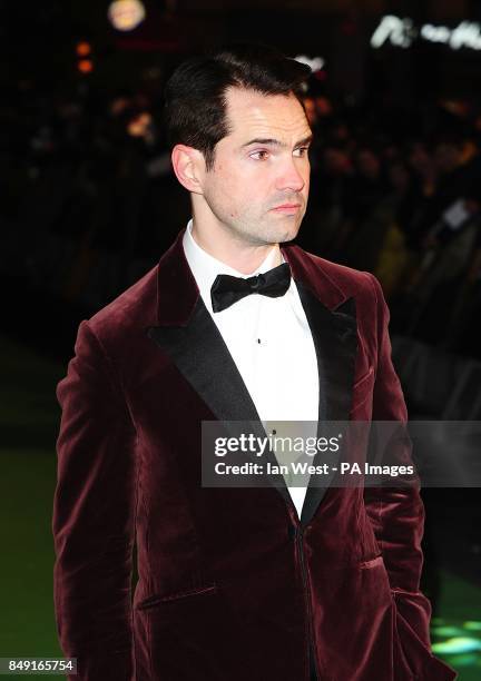 Jimmy Carr arriving for the UK Premiere of The Hobbit: An Unexpected Journey at the Odeon Leicester Square, London.