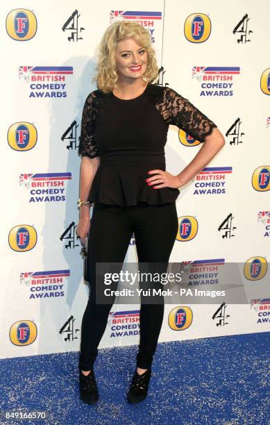 Morgana Robinson arriving for the UK Comedy Awards, at Fountain Studios in Wembley, north London.