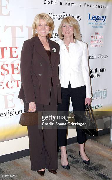 Martha Stewart and Susan Blond