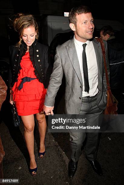 Dermot O'Leary attends the Brit Awards 2009 Universal party at Claridge's Hotel on February 18, 2009 in London, England.