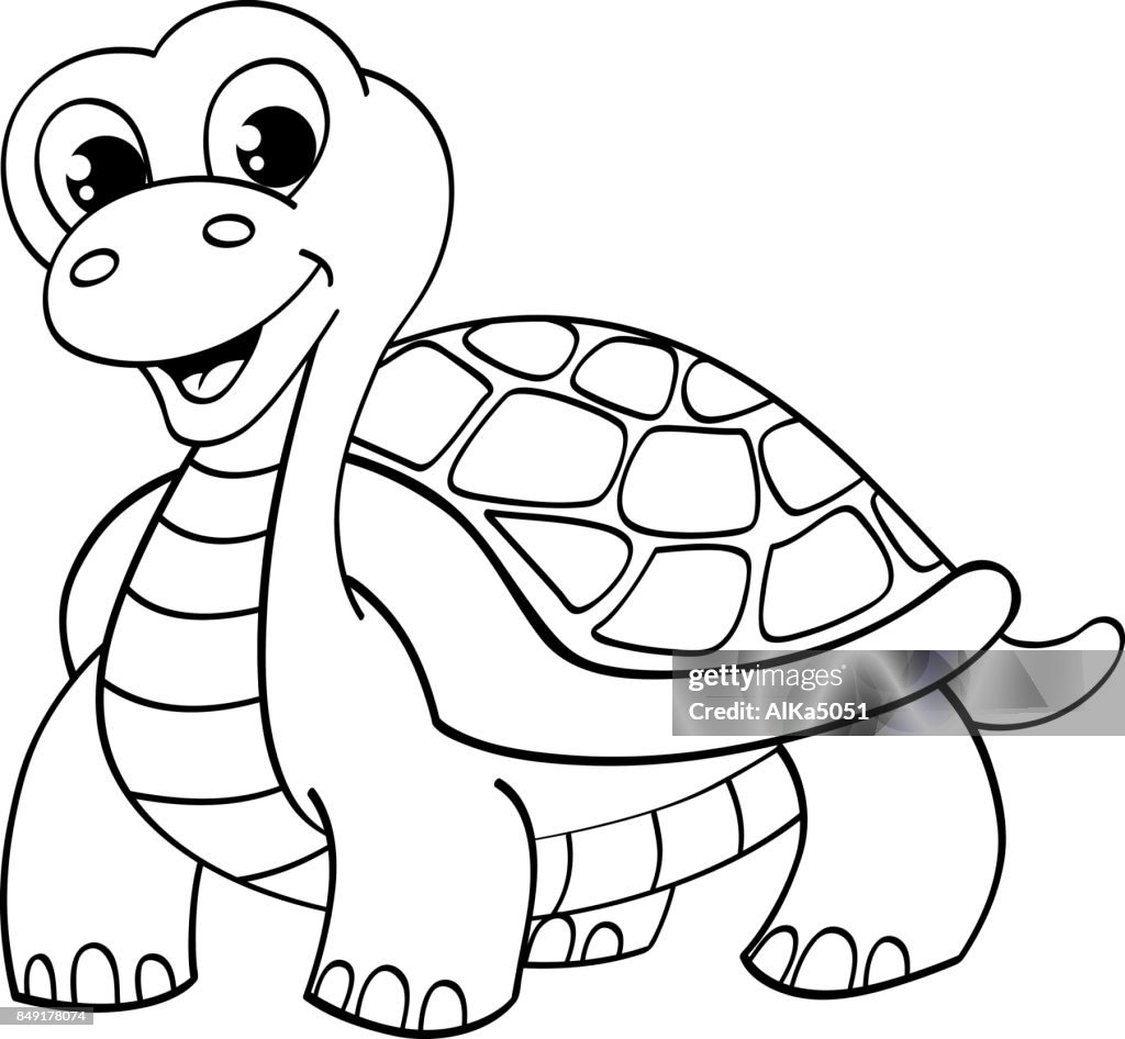Tortuga De Dibujos Animados Divertidos Ilustración Blanco Y Negro Para Colorear Libro Ilustración de stock - Getty Images Tortuga De Dibujos Animados Divertidos Ilustración Blanco Y Negro Para Colorear Libro Ilustración de stock - Getty Images